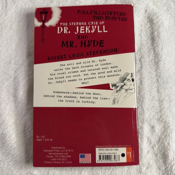 The Strange Case of Dr. Jekyll and Mr. Hyde Illustrated Adapted Dalmatian Press - Picture 2 of 7